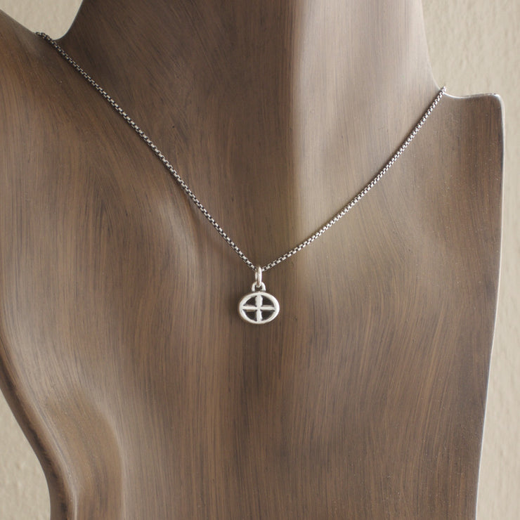 Earth Charm Astrology Hand Carved Sterling Silver Jewelry