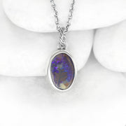 Indigo Om Boulder Opal