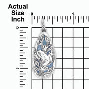 Larimar Tree Frog Pendant