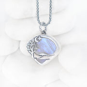Evening Lake Moonstone Pendant