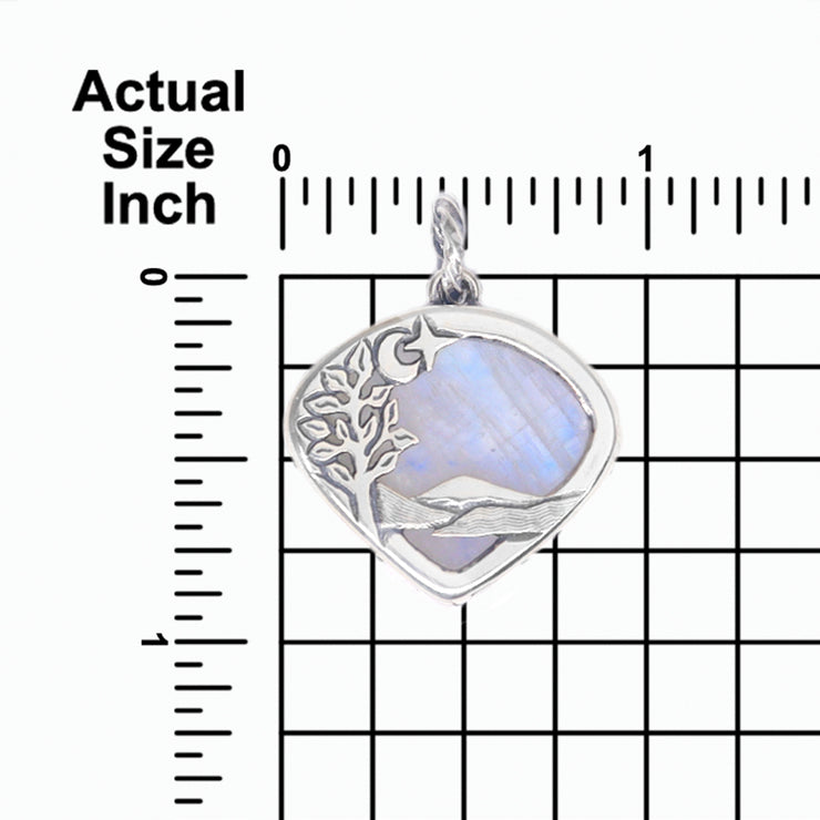 Evening Lake Moonstone Pendant