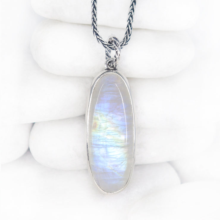 Lotus Dream Moonstone Pendant