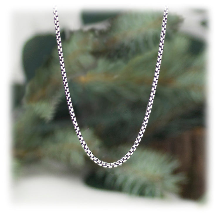 1.8 mm Sterling Silver Rounded Box Chain