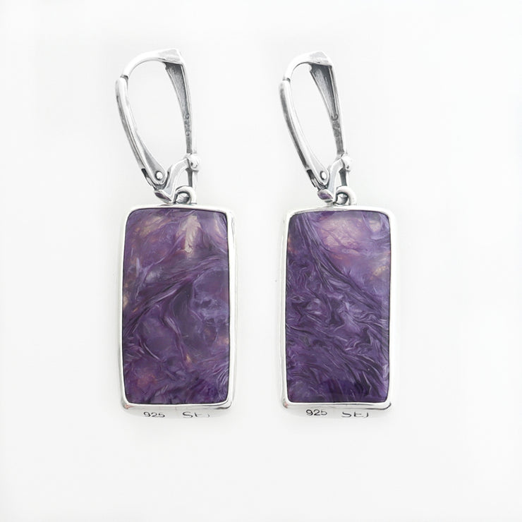 Purple Twilight Dragonfly Earrings