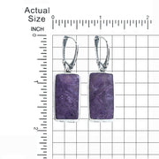 Purple Twilight Dragonfly Earrings