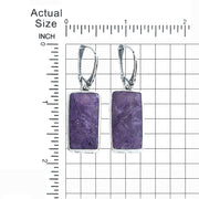 Purple Twilight Dragonfly Earrings