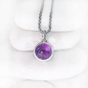 Universal Eye, Round Amethyst Swallow