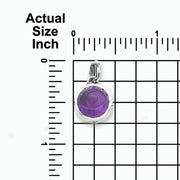 Universal Eye, Round Amethyst Swallow