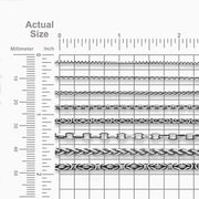 1.6mm Sterling Silver Diamond Cut Oval Cable