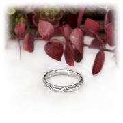 Elements Stacking Rings Hand Carved Sterling Silver Jewelry