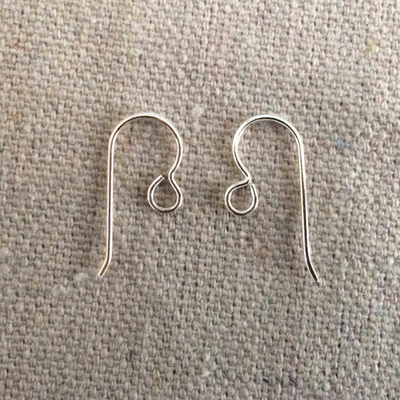 Sterling Silver French Hook Ear Wires