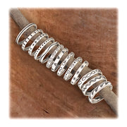 Silver Stacking Rings Sizes 6.5 to 10
