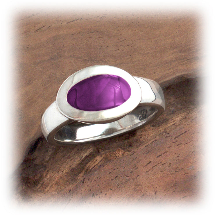 Resin Pool of Color Ring, Oval