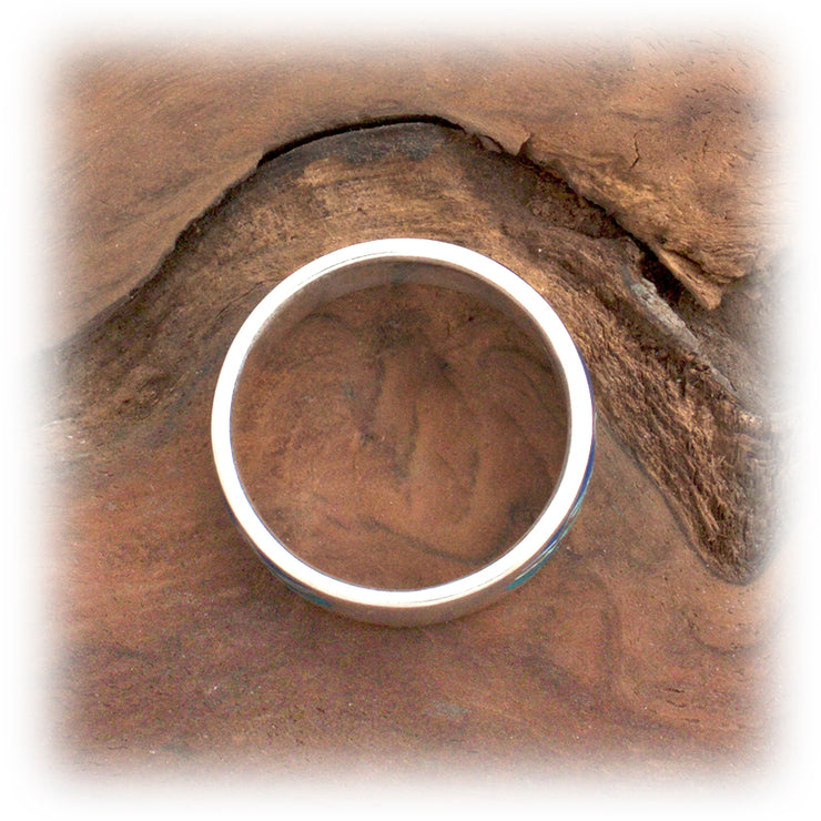 Resin Wide Band - Ocean Ring