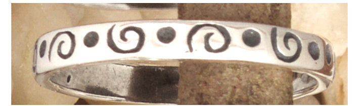 Silver Stacking Rings Sizes 6.5 to 10
