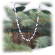 2.2mm Sterling Silver Square Cable Chain